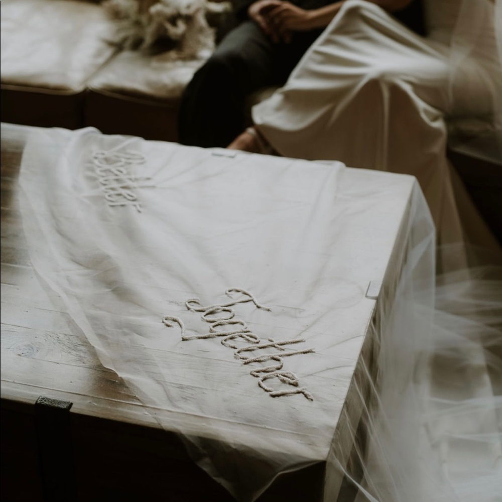 Customized “Better Together Veil” 157 inches in length